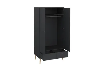 Shinta Garderobskab 99x200 cm - Grå - Opbevaring - Skoopbevaring