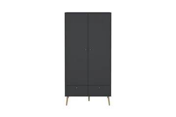 Shinta Garderobskab 99x200 cm - Grå - Opbevaring - Skoopbevaring