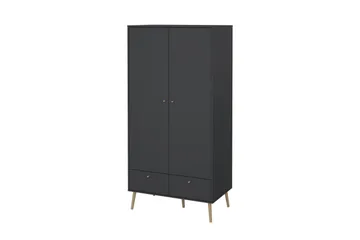 Shinta Garderobskab 99x200 cm - Grå - Opbevaring - Skoopbevaring