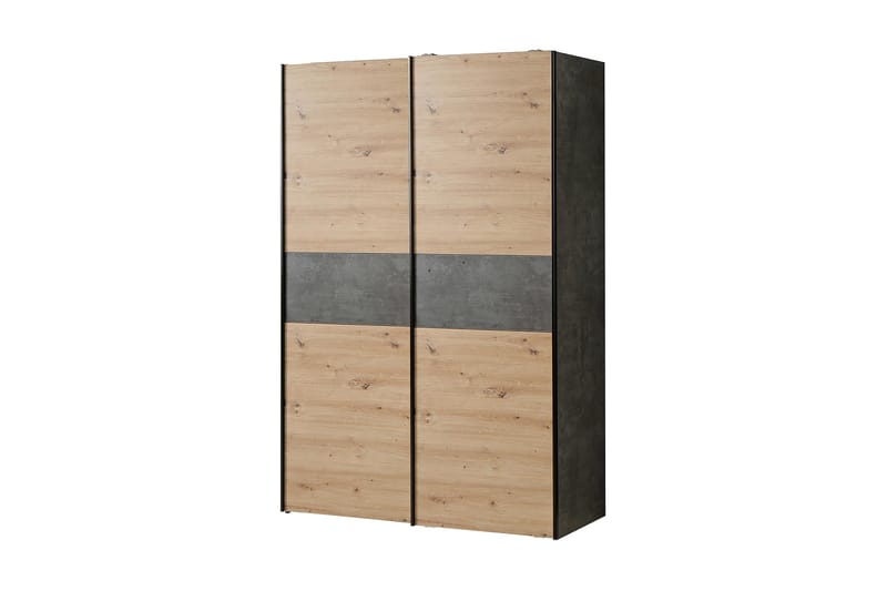 Shipts Garderobe 62x120 cm - Lys Natur/Grå - Garderobeskabe - Garderobeskab & klædeskab