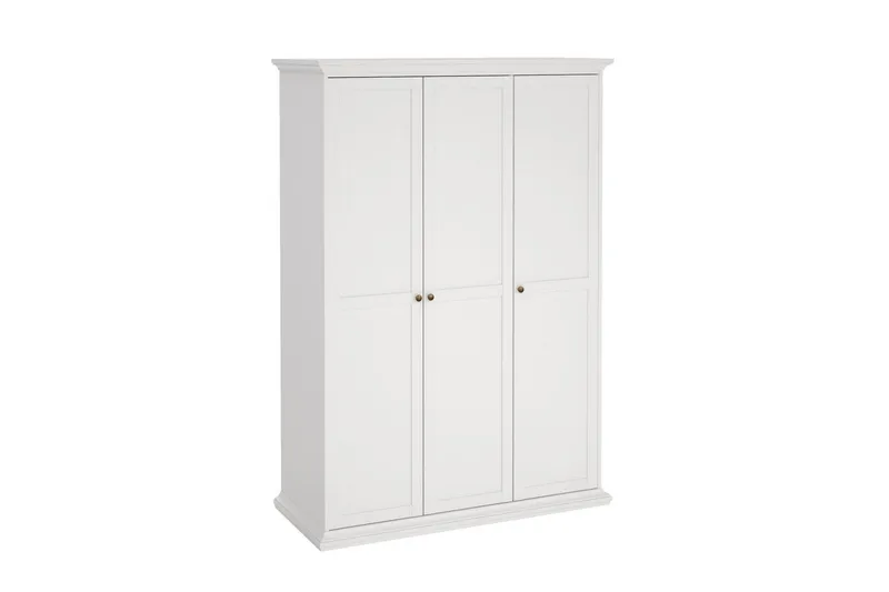 Shoiba Garderobe 138,8x200,6 cm - Hvid - Opbevaring - Tøjopbevaring - Garderobeskabe