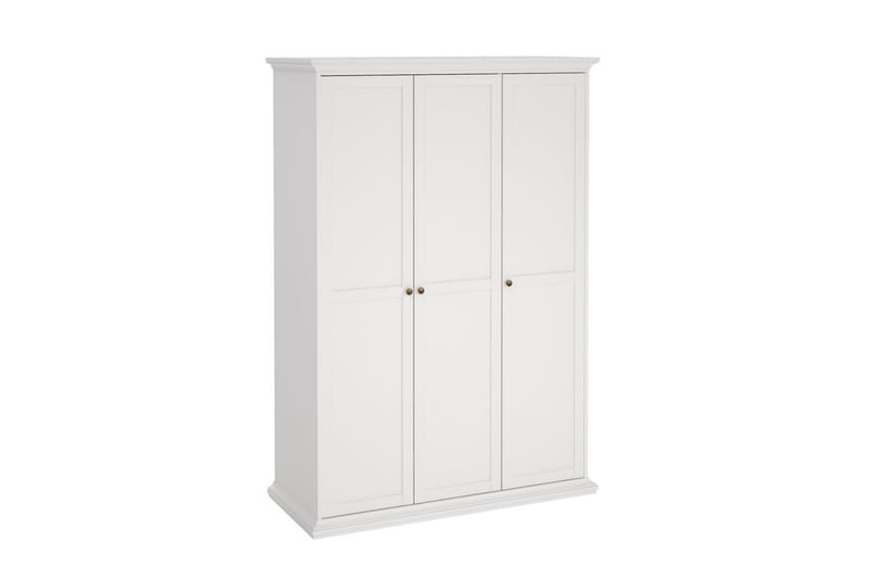 Shoiba Garderobe 138,8x200,6 cm - Hvid - Opbevaring - Tøjopbevaring - Garderobeskabe