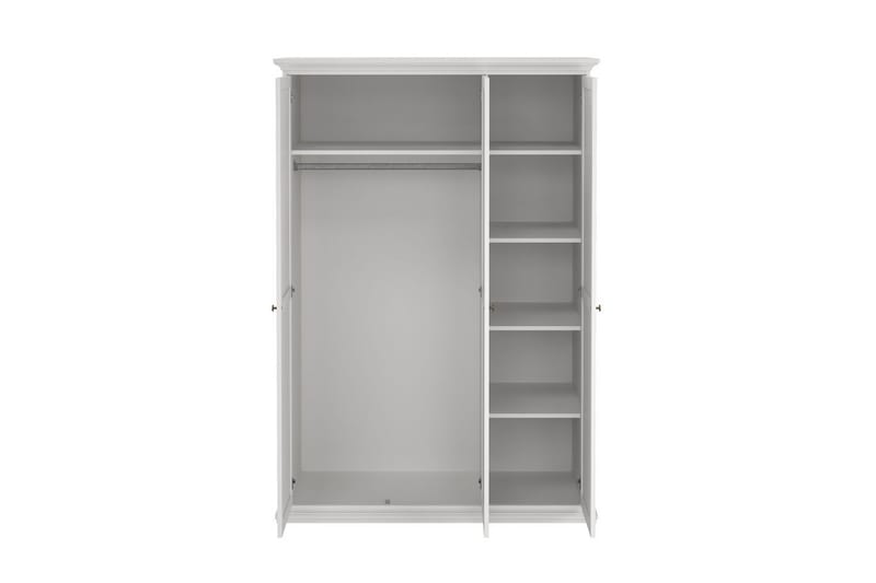 Shoiba Garderobe 138,8x200,6 cm - Hvid - Opbevaring - Tøjopbevaring - Garderobeskabe