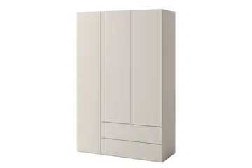Sigmana Garderobe 130x201 cm - Brun - Opbevaring - Tøjopbevaring - Garderobeskabe