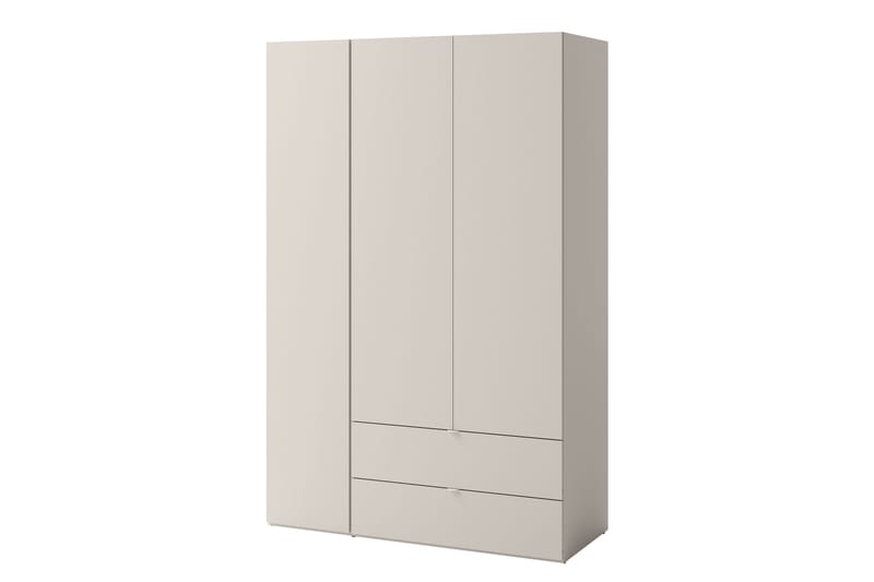 Sigmana Garderobe 130x201 cm - Brun - Opbevaring - Tøjopbevaring - Garderobeskabe