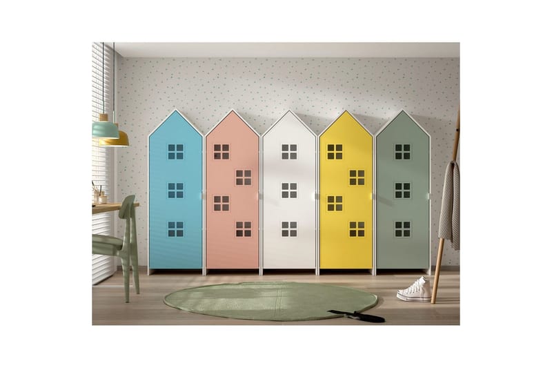 Skab Casami 5-delt med døre - Opbevaring - Tøjopbevaring - Garderobeskabe - Garderobeskab & klædeskab