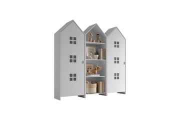 Skab Casami Brugge 3-delt med 1 Åben Skab Hvid