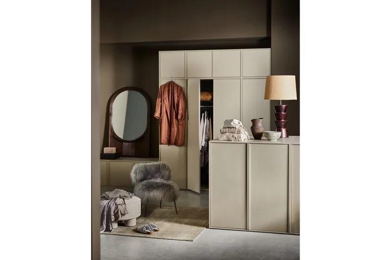 Skab Dagligt 110x50 cm, Enkelt Dør - 110x50 cm, Enkelt Dør - Opbevaring - Tøjopbevaring - Garderobeskabe - Garderobeskab & klædeskab