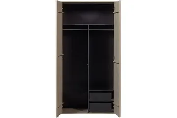 Skab Dagligt 200x100 cm, Dobbeltdøre - 200x100 cm, Dobbeltdøre - Opbevaring - Tøjopbevaring - Garderobeskabe - Garderobeskab & klædeskab