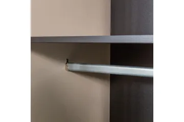 Skab Dagligt 200x50 cm, Enkelt Dør - 200x50 cm, Enkelt Dør - Opbevaring - Tøjopbevaring - Garderobeskabe - Garderobeskab & klædeskab