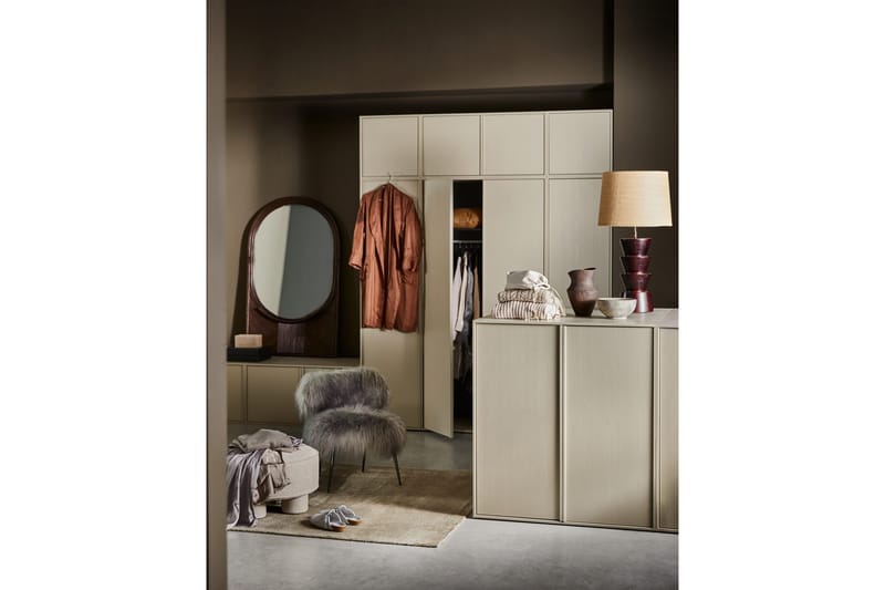 Skab Dagligt 200x50 cm, Enkelt Dør - 200x50 cm, Enkelt Dør - Opbevaring - Tøjopbevaring - Garderobeskabe - Garderobeskab & klædeskab