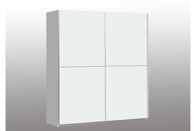 Slosser garderobe 170x191 cm - Hvid - Opbevaring - Tøjopbevaring - Garderobeskabe