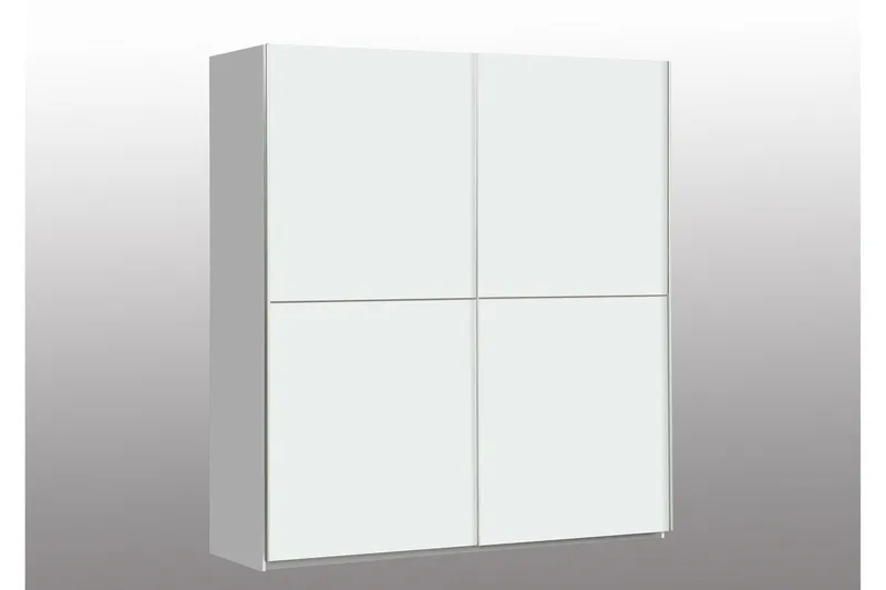 Slosser garderobe 170x191 cm - Hvid - Opbevaring - Tøjopbevaring - Garderobeskabe