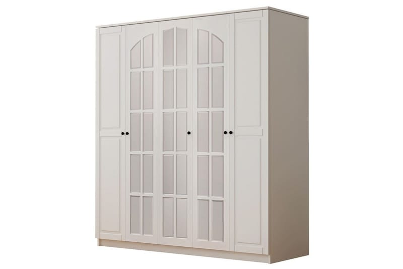 Sorrel Garderobesskåp 175x210 cm, Mat Hvid
