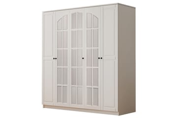 Sorrel Garderobesskåp 175x210 cm - Mat Hvid - Opbevaring - Tøjopbevaring - Garderobeskabe - Garderobeskab & klædeskab