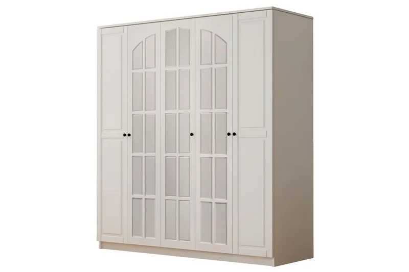 Sorrel Garderobesskåp 175x210 cm, Mat Hvid