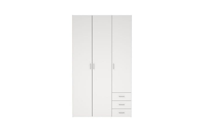 Space Garderobe 116x200 cm - Hvid - Opbevaring - Tøjopbevaring - Garderobeskabe