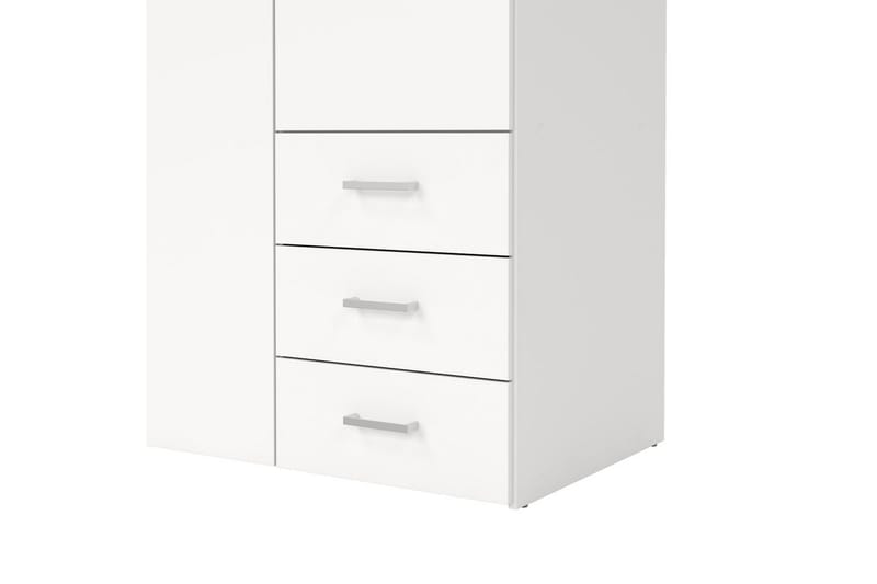 Space Garderobe 116x200 cm - Hvid - Opbevaring - Tøjopbevaring - Garderobeskabe