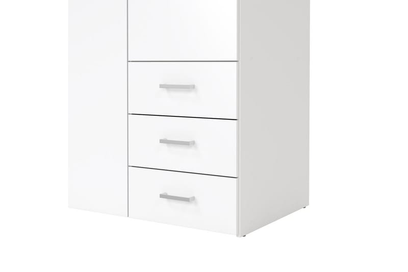 Space Garderobe 116x200 cm - Hvid - Opbevaring - Tøjopbevaring - Garderobeskabe
