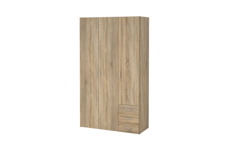 Space Garderobe 116x200 cm - Natur - Opbevaring - Tøjopbevaring - Garderobeskabe