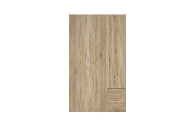 Space Garderobe 116x200 cm - Natur - Opbevaring - Tøjopbevaring - Garderobeskabe