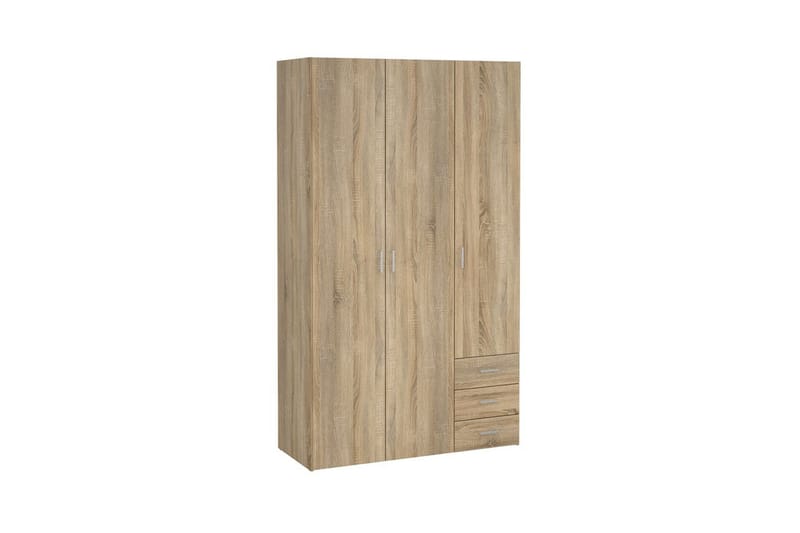 Space Garderobe 116x200 cm - Natur - Opbevaring - Tøjopbevaring - Garderobeskabe