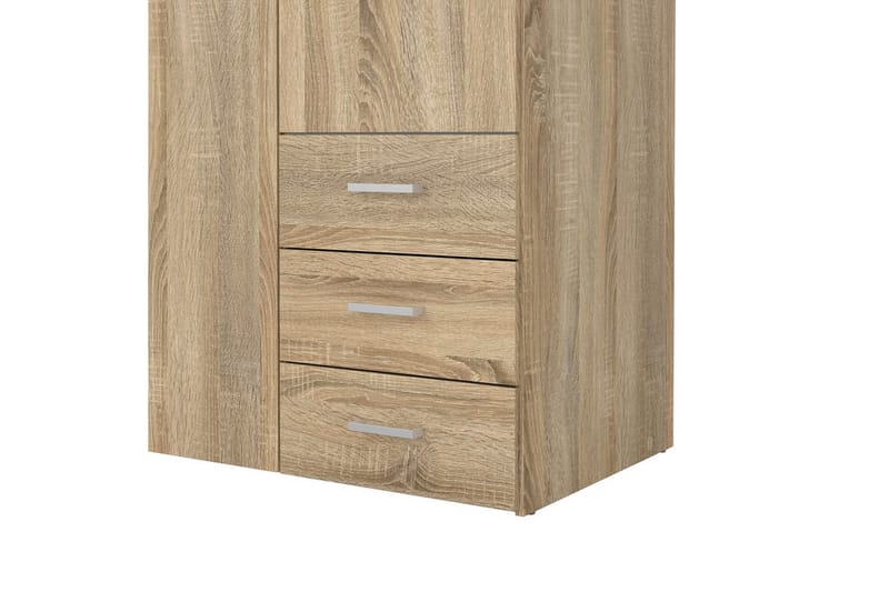 Space Garderobe 116x200 cm - Natur - Opbevaring - Tøjopbevaring - Garderobeskabe