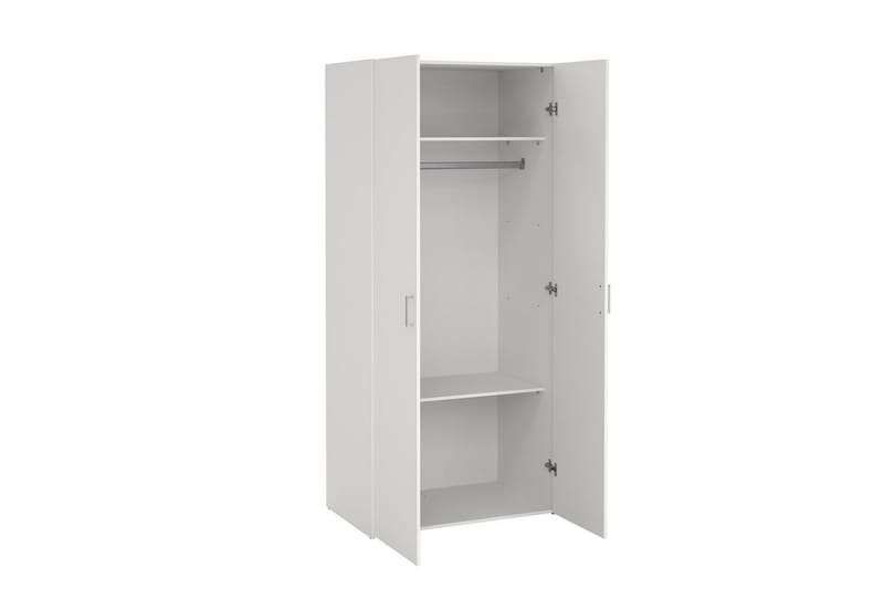 Space Garderobe 78x175 cm - Hvid - Opbevaring - Tøjopbevaring - Garderobeskabe