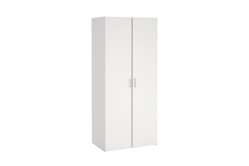 Space Garderobe 78x175 cm - Hvid - Opbevaring - Tøjopbevaring - Garderobeskabe