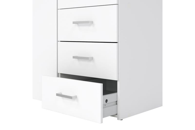 Space Garderobe 78x200 cm - Hvid - Opbevaring - Tøjopbevaring - Garderobeskabe