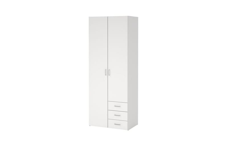 Space Garderobe 78x200 cm - Hvid - Opbevaring - Tøjopbevaring - Garderobeskabe