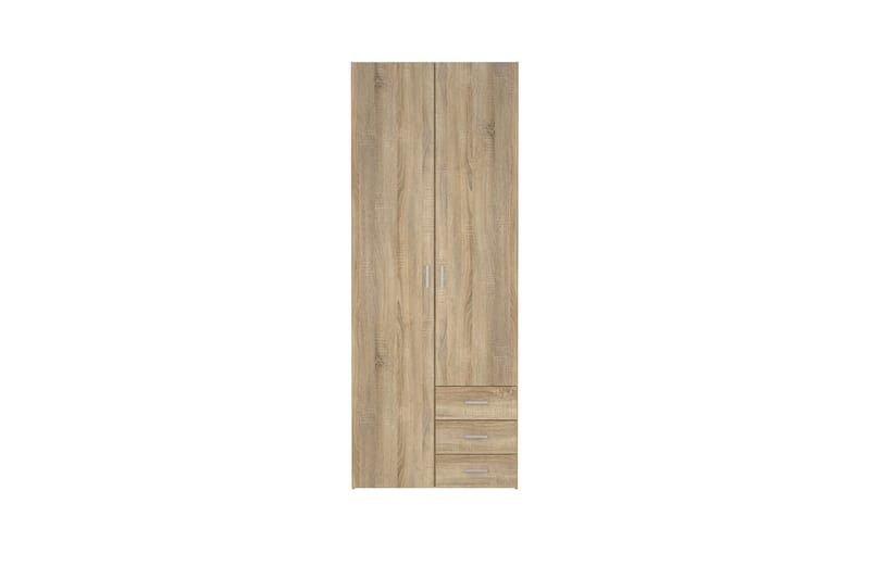 Space Garderobe 78x200 cm - Natur - Opbevaring - Tøjopbevaring - Garderobeskabe