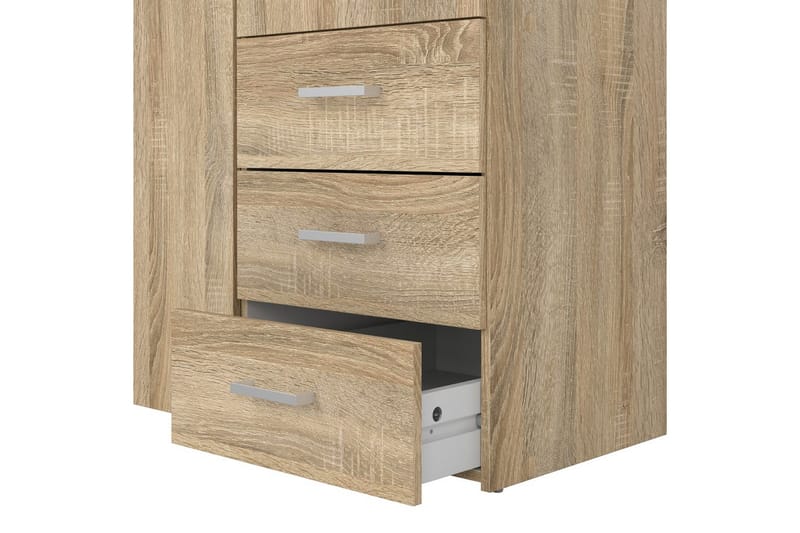 Space Garderobe 78x200 cm - Natur - Opbevaring - Tøjopbevaring - Garderobeskabe