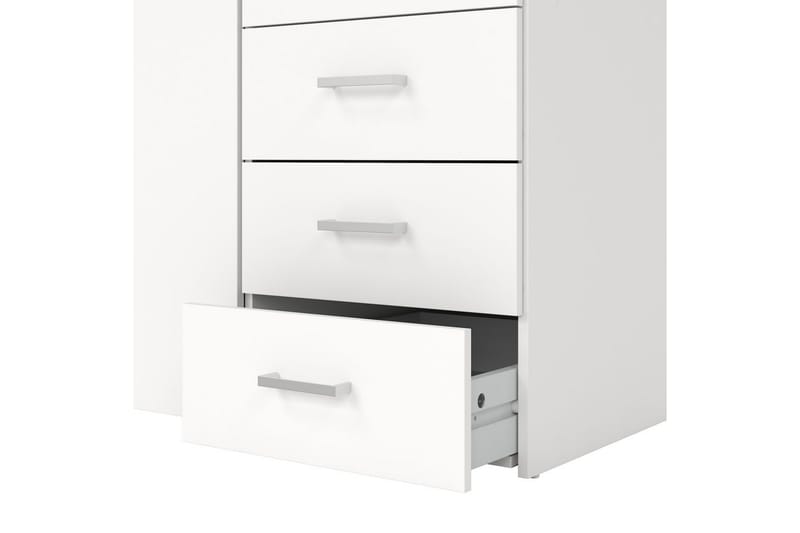 Space Garderobskab 78x175 cm - Hvid - Opbevaring - Tøjopbevaring - Garderobeskabe - Garderobeskab & klædeskab