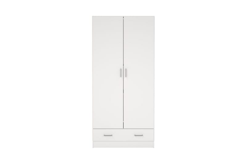 Space Garderobskab 79x170 cm - Hvid - Opbevaring - Tøjopbevaring - Garderobeskabe - Garderobeskab & klædeskab