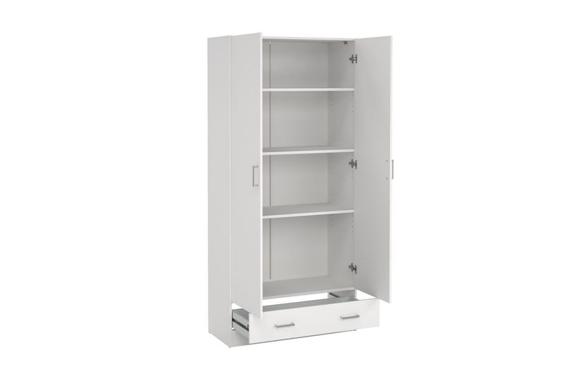 Space Garderobskab 79x170 cm - Hvid - Opbevaring - Tøjopbevaring - Garderobeskabe - Garderobeskab & klædeskab