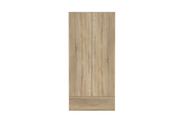 Space Garderobskab 79x170 cm - Natur - Opbevaring - Tøjopbevaring - Garderobeskabe - Garderobeskab & klædeskab