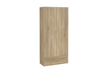 Space Garderobskab 79x170 cm - Natur - Opbevaring - Tøjopbevaring - Garderobeskabe - Garderobeskab & klædeskab