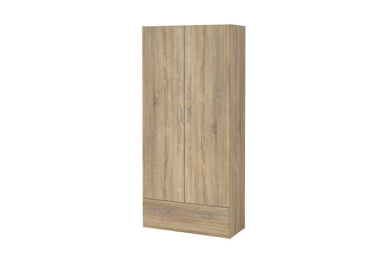 Space Garderobskab 79x170 cm - Natur - Opbevaring - Tøjopbevaring - Garderobeskabe - Garderobeskab & klædeskab