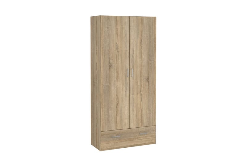 Space Garderobskab 79x170 cm - Natur - Opbevaring - Tøjopbevaring - Garderobeskabe - Garderobeskab & klædeskab