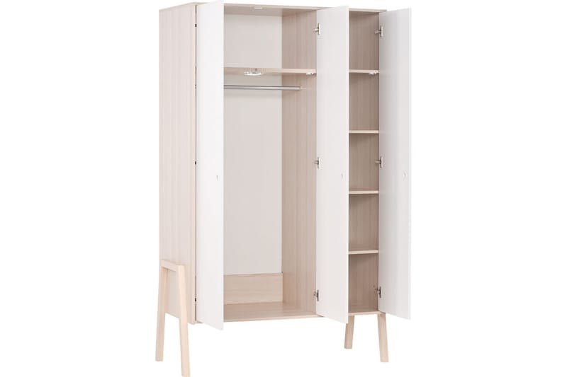 Spot Garderobe Træ/Natur/Hvid - VOX - Opbevaring - Tøjopbevaring - Garderobeskabe - Garderobeskab & klædeskab