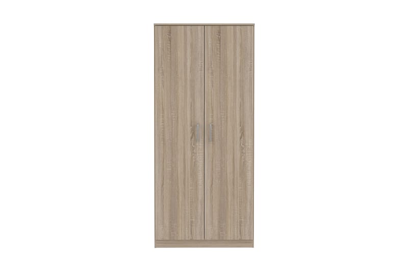Steppello garderobe 82x185 cm - Brun - Opbevaring - Tøjopbevaring - Garderobeskabe