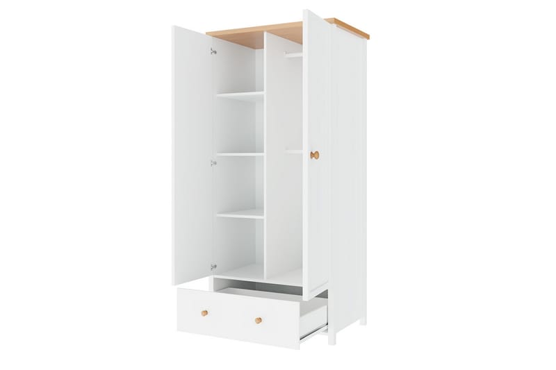 Story garderobe 85x52x196 cm - Opbevaring - Tøjopbevaring - Garderobeskabe