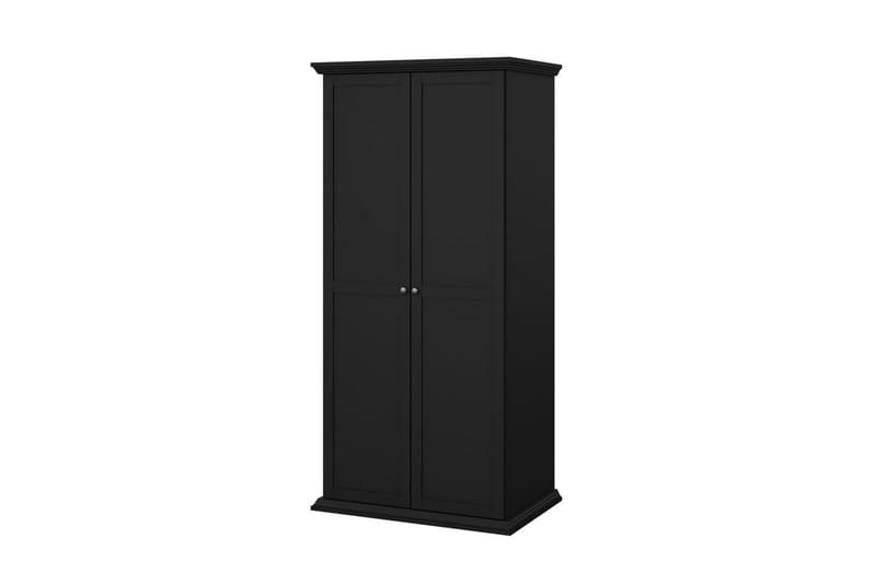 Suneta Garderobe 96x200 cm - Sort - Opbevaring - Tøjopbevaring - Garderobeskabe