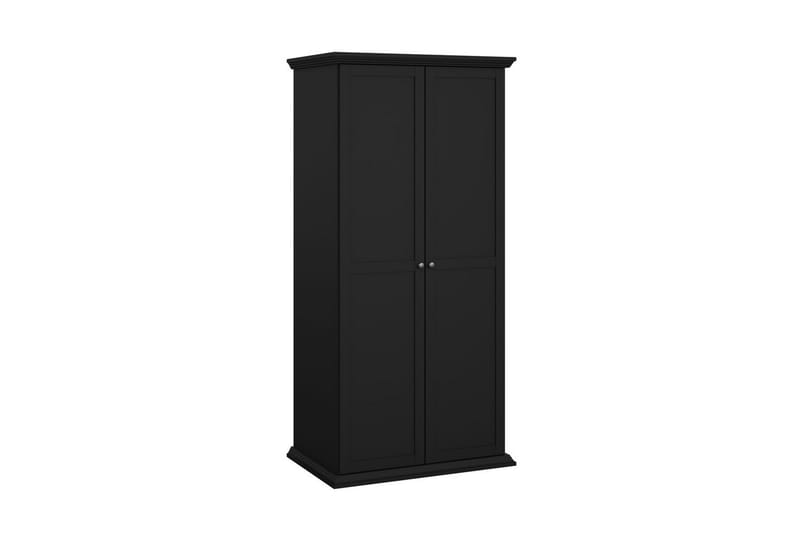 Suneta Garderobe 96x200 cm - Sort - Opbevaring - Tøjopbevaring - Garderobeskabe