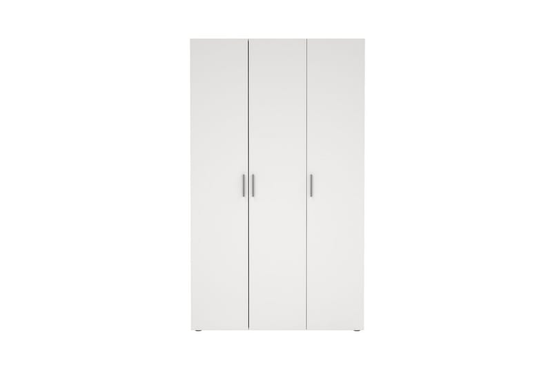 Suntia Garderobe 118x201 cm - Hvid - Opbevaring - Tøjopbevaring - Garderobeskabe