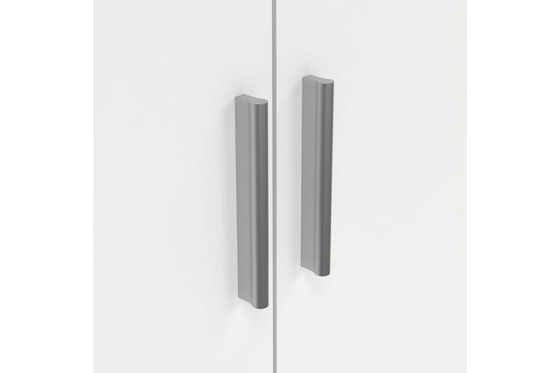 Suntia Garderobe 118x201 cm - Hvid - Opbevaring - Tøjopbevaring - Garderobeskabe