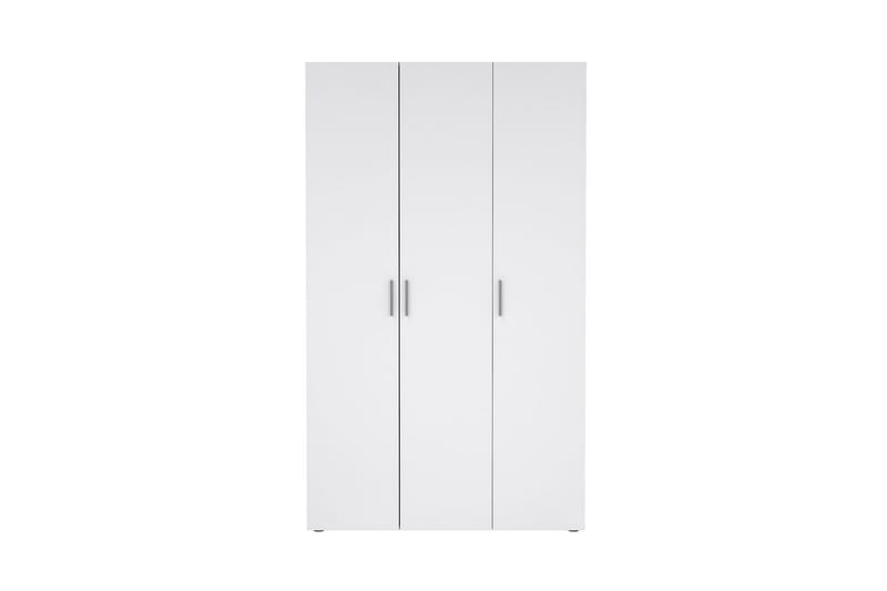 Suntia Garderobe 118x201 cm - Hvid/Natur - Opbevaring - Tøjopbevaring - Garderobeskabe