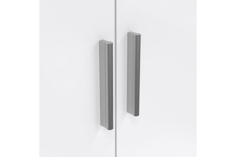 Suntia Garderobe 118x201 cm - Hvid/Natur - Opbevaring - Tøjopbevaring - Garderobeskabe