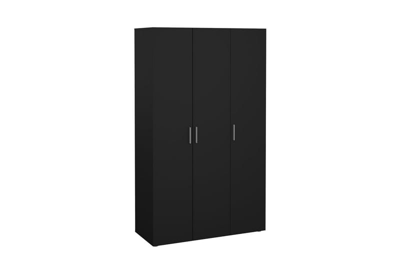 Suntia Garderobe 118x201 cm - Sort - Opbevaring - Tøjopbevaring - Garderobeskabe